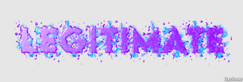 Legitimate Text Effect