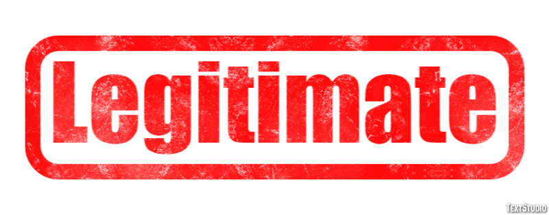 Legitimate Text Effect