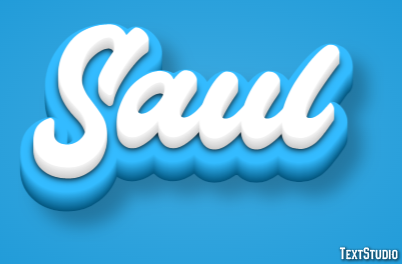 Saul Efeito de texto