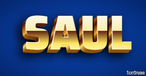 Saul Efeito de texto
