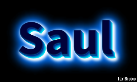 Saul Efeito de texto