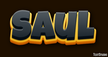 Saul Efeito de texto