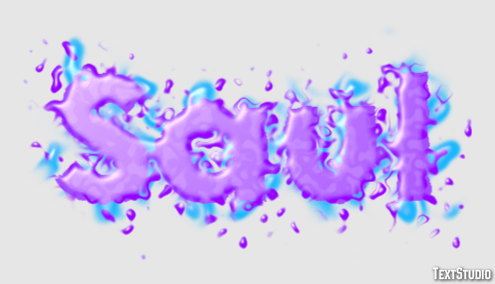 Saul Efeito de texto
