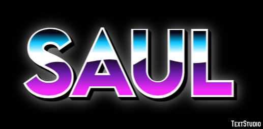 Saul Efeito de texto