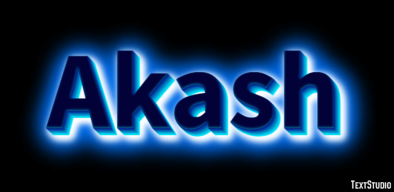 Akash Text Effect