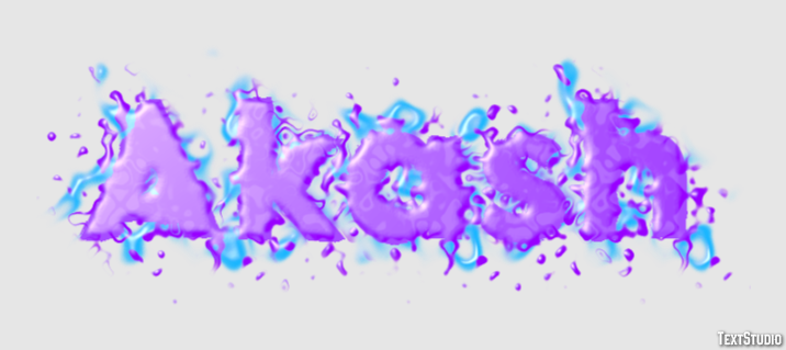 Akash Text Effect
