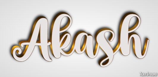 Akash Text Effect