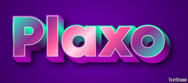 Plaxo Efecto de Texto