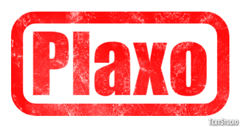 Plaxo Efecto de texto