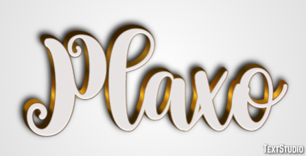 Plaxo Efecto de Texto