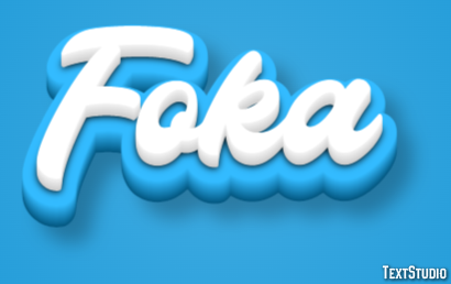 Foka Efekt tekstowy