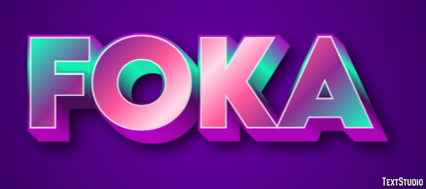 Foka Efekt tekstowy