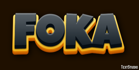 Foka Efekt tekstowy