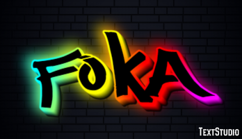 Foka Texteffekt