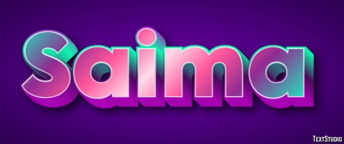 Saima Text Effect