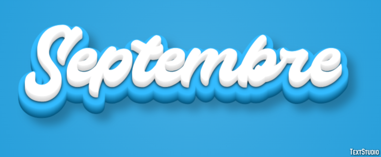 Septembre Effet de texte
