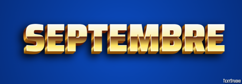 Septembre Effetto testo
