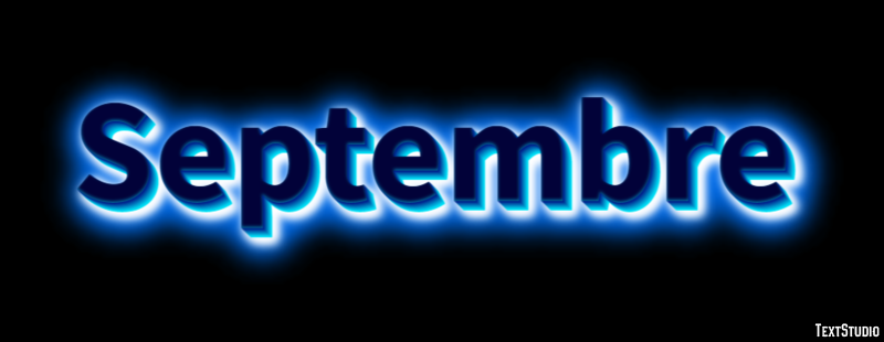 Septembre Effetto testo