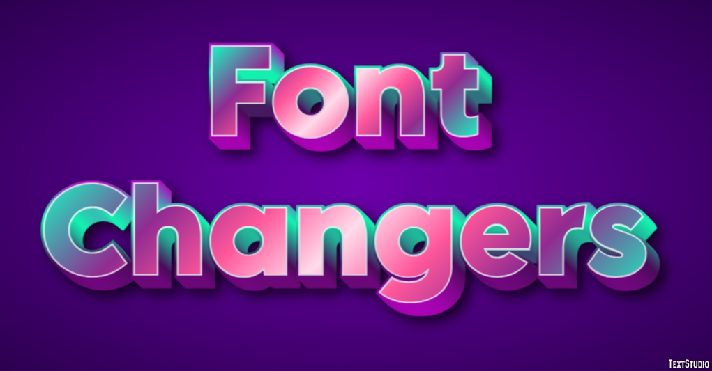 Font Changers Effetto testo