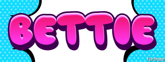 Bettie Text effect