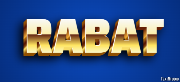 Rabat Texteffekt