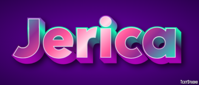 Jerica Text effect