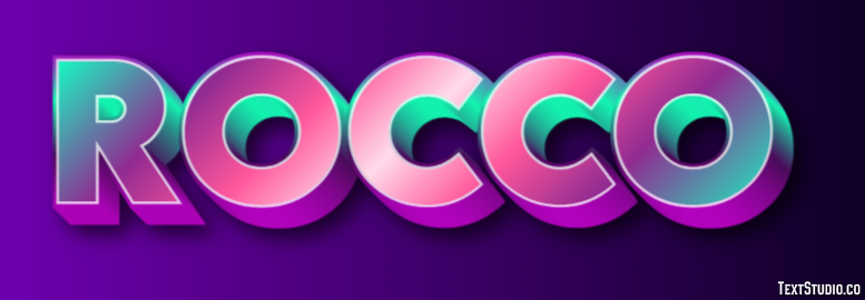 Rocco Effetto testo