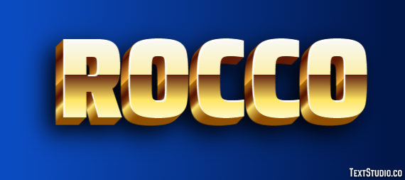 Rocco Effetto testo