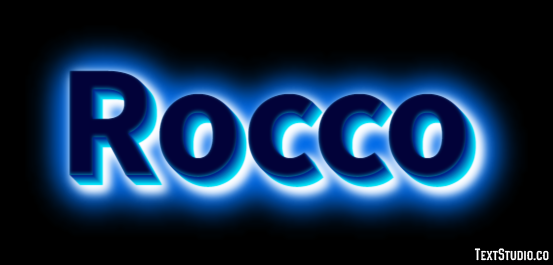 Rocco Effetto testo