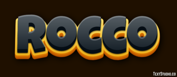 Rocco Effetto testo