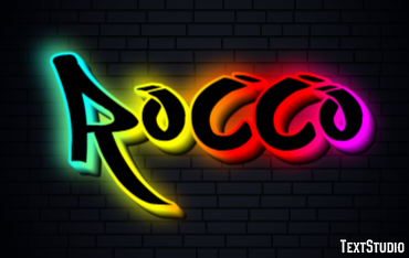 Rocco Effetto testo