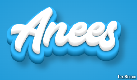 Anees Efeito de texto