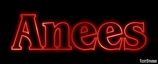 Anees Efeito de texto