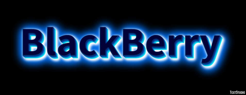 BlackBerry Efekt tekstowy