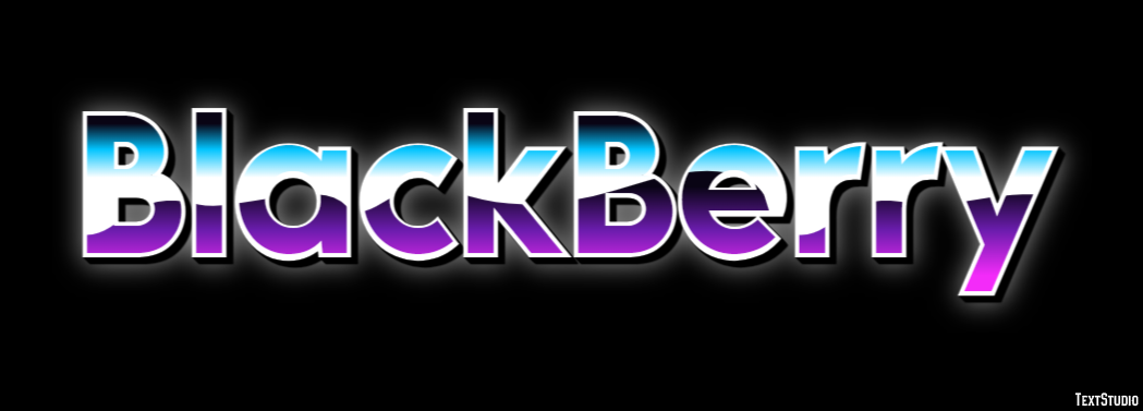 BlackBerry Efekt tekstowy