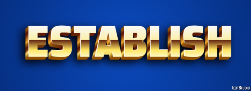 Establish Text Effect