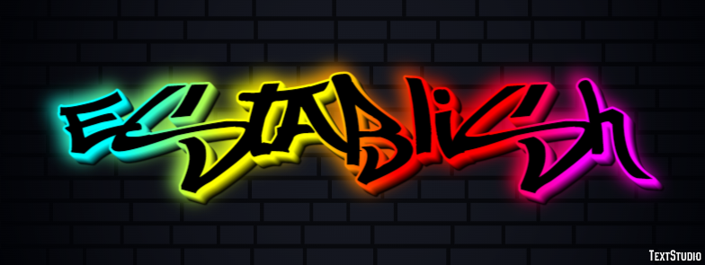 Establish Text effect