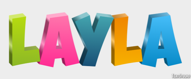 Layla Effetto testo