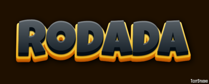 Rodada Efecto de Texto