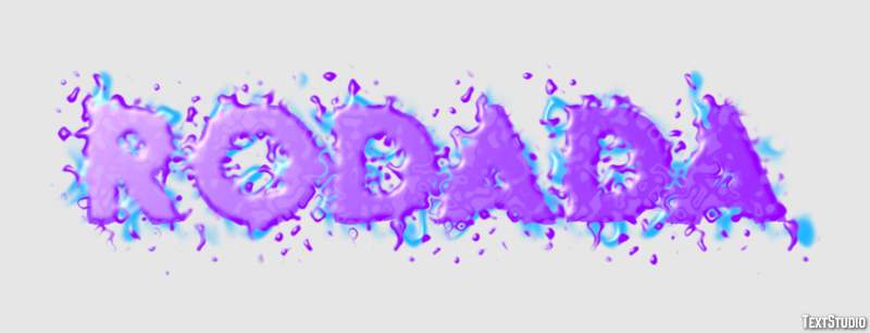Rodada Text effect