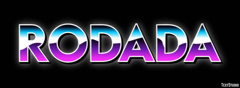 Rodada Efeito de texto