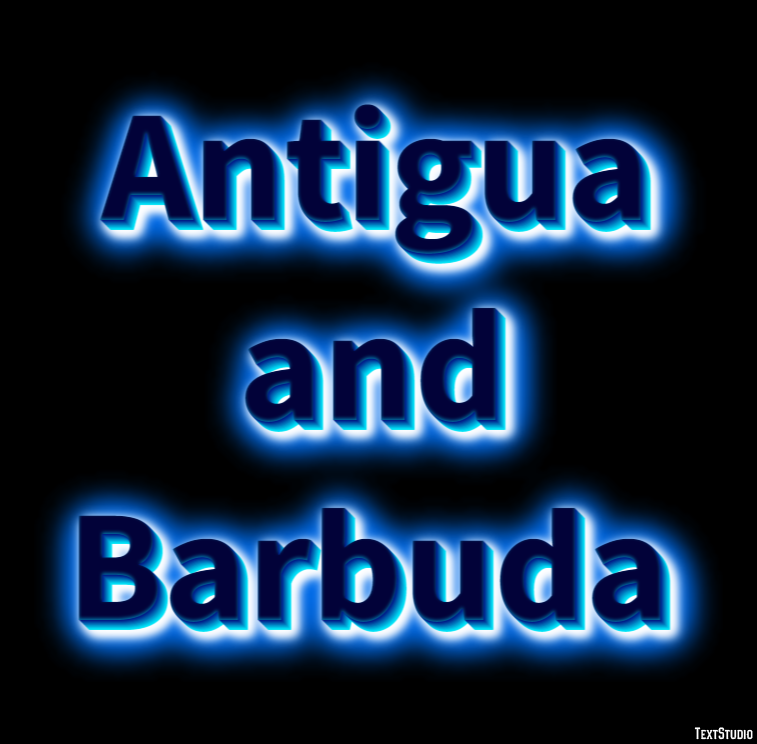 Antigua and Barbuda Text effect