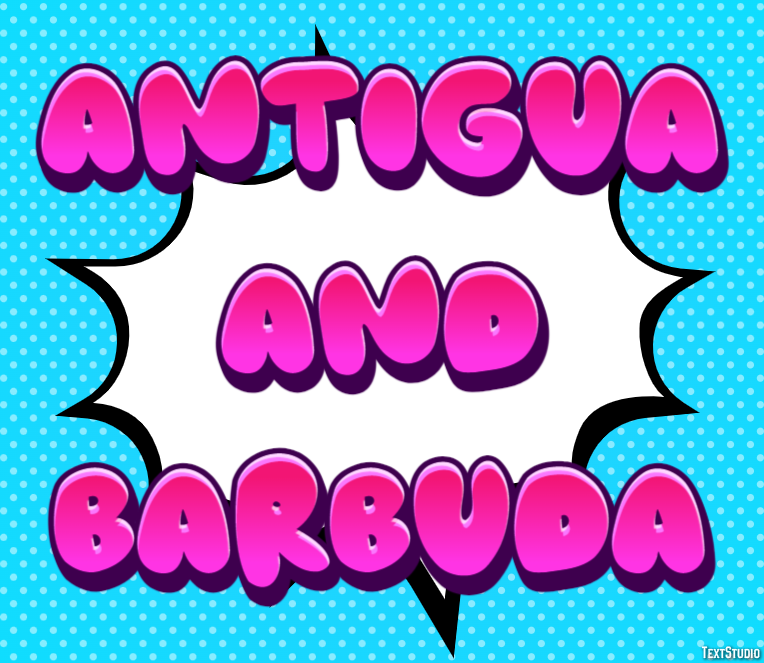 Antigua and Barbuda Text effect