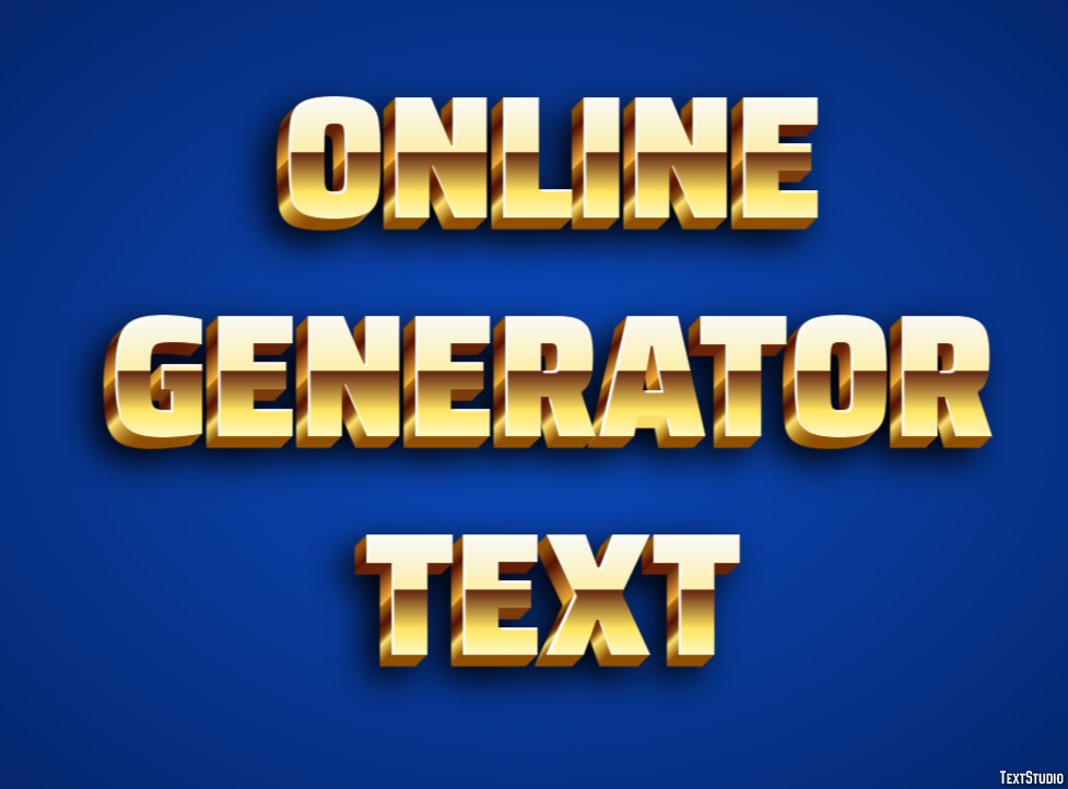 Online Generator Text Tekst effect