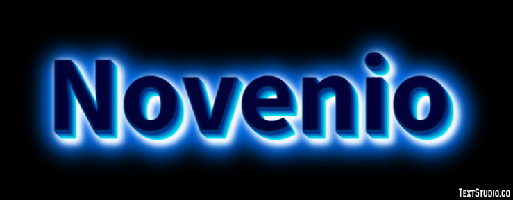 Novenio Effetto testo