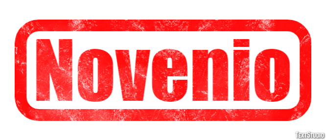 Novenio Effetto testo