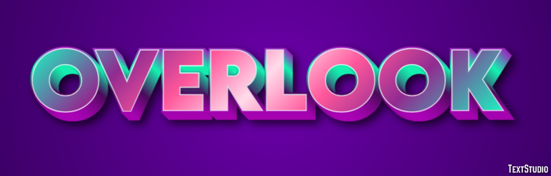 Overlook Text Effect