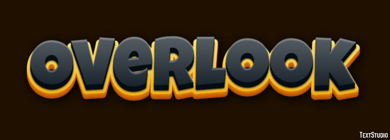 Overlook Text Effect