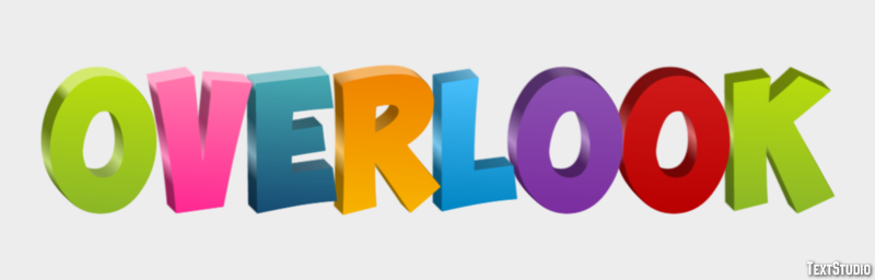 Overlook Text Effect