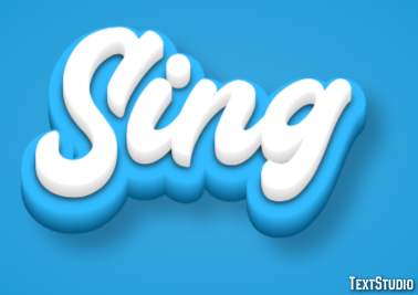 Sing Text Effect